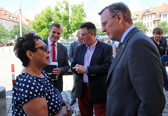 Panzermarsch zum Thema gemacht (Foto: Karl-Heinz Herrmann)