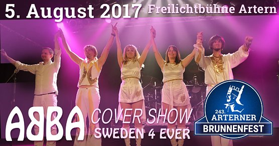 Programm zum 243. Brunnenfest (Foto: Real Event Music Remie Riese Artern)