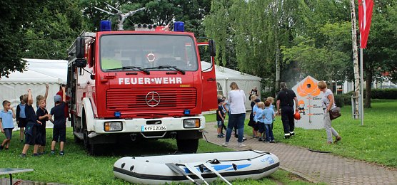 FFW Jecha zeigte Technik (Foto: Karl-Heinz Herrmann)