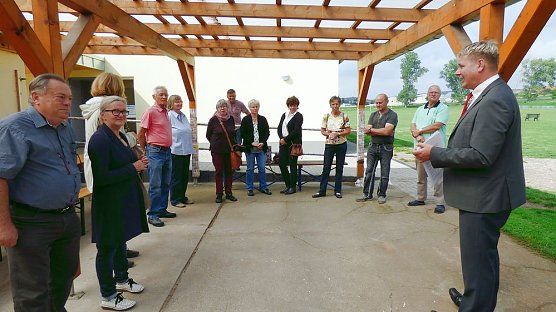 Neubau des Sanitärgebäudes (Foto: Stadtmarketing Bad Frankenhausen) Neubau des Sanitärgebäudes (Foto: Stadtmarketing Bad Frankenhausen)