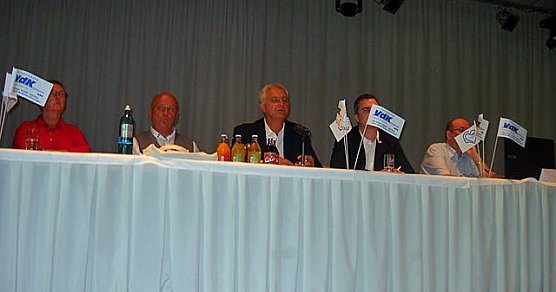 Podiumsgespr&auml;ch mit Direktkandidaten der SPD,CDU, FDP und Linken (Foto: VdK Nordth&uuml;ringen)