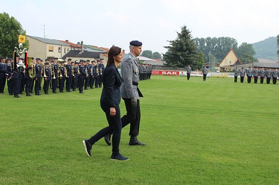 Feierliche  Vereidigung in Berka (Foto: Karl-Heinz Herrmann)