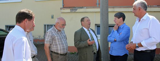  Mit Bundesumweltministerin &uuml;ber Possen gesprochen (Foto: Karl-Heinz Herrmann)