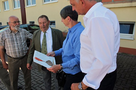  Mit Bundesumweltministerin &uuml;ber Possen gesprochen (Foto: Karl-Heinz Herrmann)