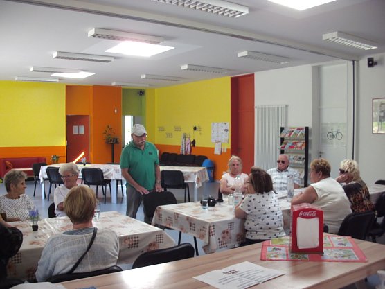 Reaktionstest f&uuml;r Senioren mit der Verkehrswacht (Foto: Freizeitzentrum Artern)