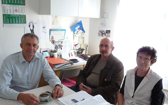 Besuch bei der Tafel (Foto: Karl-Heinz Herrmann)