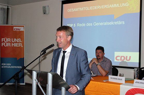 Weiteres aus dem Kreisparteitag der CDU Kyffhäuserkreis (Foto: Karl-Heinz Herrmann) Weiteres aus dem Kreisparteitag der CDU Kyffhäuserkreis (Foto: Karl-Heinz Herrmann)