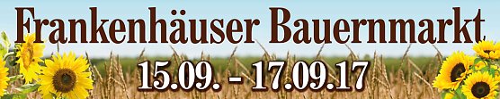 Das sollten Sie wissen - Frankenhisser Bauernmarkt 2017 (Foto: Stadtmarketing Bad Frankenhausen) Das sollten Sie wissen - Frankenhisser Bauernmarkt 2017 (Foto: Stadtmarketing Bad Frankenhausen)