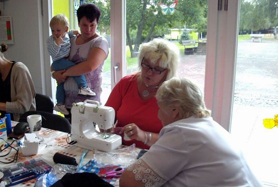 Erfolgreicher N&auml;htisch (Foto: Freizeitzentrum Artern)