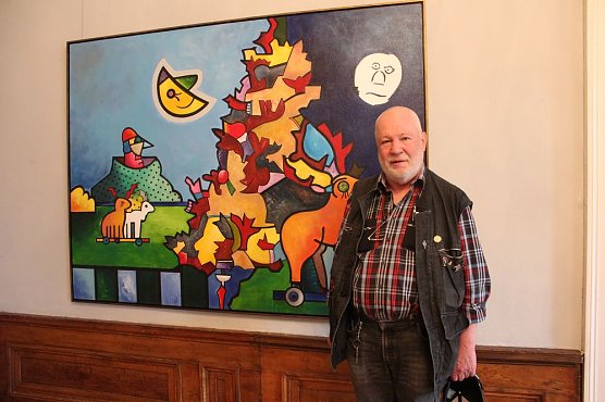 "Echter Otmar Alt" im F&ouml;rderzentrum (Foto: Karl-Heinz Herrmann)