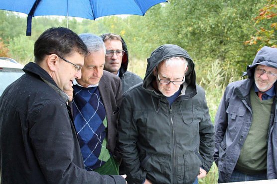 Staatssekret&auml;r besuchte das Naturschutzgro&szlig;projekt Hohe Schrecke (Foto: Matthias Golle)