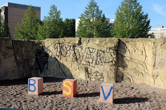 Vandalismus wohin man schaut? (Foto: Karl-Heinz Herrmann)