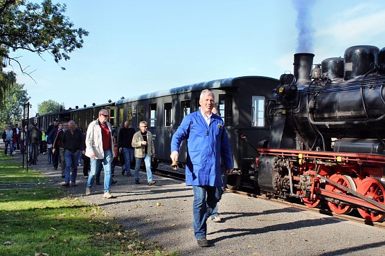 Infozug MBB (Foto: Mansfelder Bergwerksbahn) Infozug MBB (Foto: Mansfelder Bergwerksbahn)