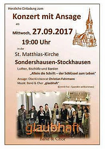 Konzert mit Ansage in Stockhausen (Foto: Evangelischer Kirchenkreis)