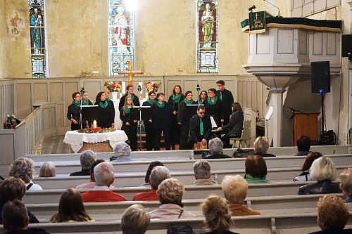 GospelThur in der Kirche Clingen begeisterte die G&auml;ste (Foto: Kirchenkreis Bad Frankenhausen-Sondershausen )