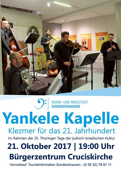 Klezmer erklingt in Sondershausen (Foto: Stadt Sondershausen)