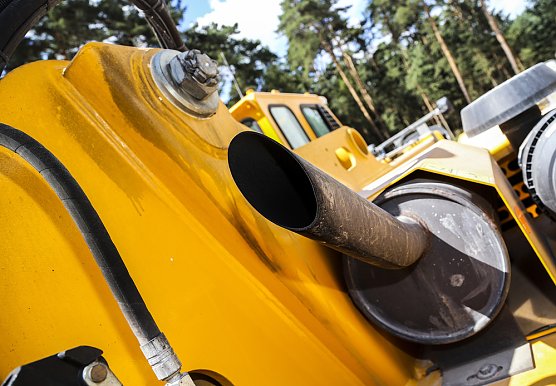 Dieselruß aus Baumaschinen: Gesundheitsgefahr im Kyffhäuserkreis (Foto: IG Bau) Dieselruß aus Baumaschinen: Gesundheitsgefahr im Kyffhäuserkreis (Foto: IG Bau)