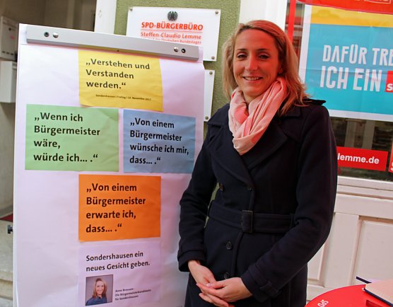 Die Neue stellt sich den Bürgern (Foto: Karl-Heinz Herrmann) Die Neue stellt sich den Bürgern (Foto: Karl-Heinz Herrmann)