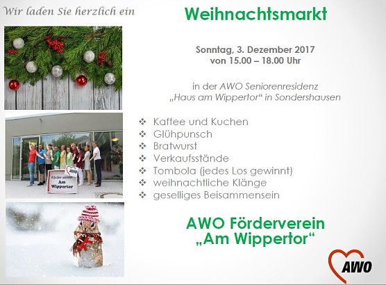 Zwei Mal Weihnachtsfeier (Foto: AWO Seniorenresidenz)
