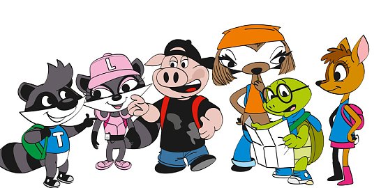 Die Rakuns erweitern ihren Radius (Foto: Stiftung Kindergesundheit) Die Rakuns erweitern ihren Radius (Foto: Stiftung Kindergesundheit)