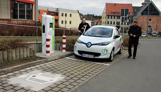 Jetzt mit dem E-Auto besser nach Sondershausen (Foto: Karl-Heinz Herrmann)