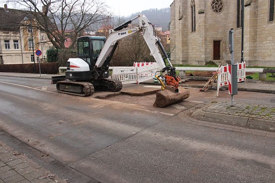Vollsperrung Schillerstra&szlig;e (Foto: Karl-Heinz Herrmann)