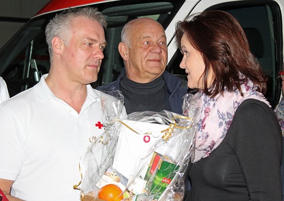 DRK und Polizei besucht (Foto: Karl-Heinz Herrmann)