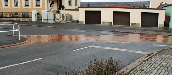 Hafermalz-Straße gesperrt (Foto: Karl-Heinz Herrmann) Hafermalz-Straße gesperrt (Foto: Karl-Heinz Herrmann)