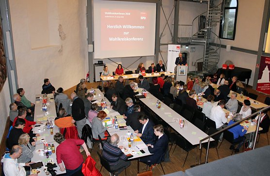 Wahlkreiskonferenz der SPD Kyffhäuserkreis (Foto: Karl-Heinz Herrmann) Wahlkreiskonferenz der SPD Kyffhäuserkreis (Foto: Karl-Heinz Herrmann)