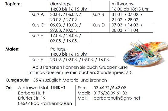 T&ouml;pferwerkstatt zieht um (Foto: Stadtmarketing Bad Frankenhausen)