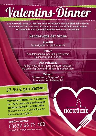 Ein sch&ouml;ner Brauch � Valentinstag in der Hofk&uuml;che (Foto: Tobias Schneegans)