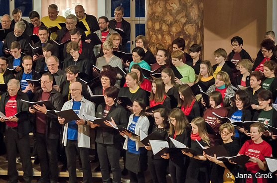 Musik aus 200 Kehlen (Foto: Jana Groß) Musik aus 200 Kehlen (Foto: Jana Groß)