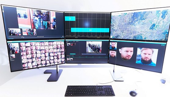 Das am Fraunhofer IOSB entwickelte, computergest&uuml;tzte Investigationssystem ivis-X f&uuml;r die digitale Forensik macht auch gro&szlig;e Mengen an Videos schnell durchsuchbar. (Foto: Fraunhofer IOSB)