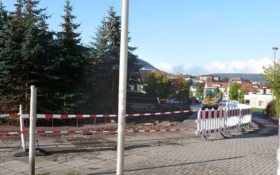 Buaarbeiten Buswendeschleife &Ouml;stertal (Foto: Karl-Heinz Herrmann)