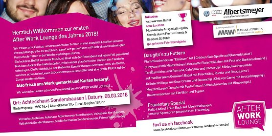After Work Lounge im Achteckhaus (Foto: Tobias Schneegans) After Work Lounge im Achteckhaus (Foto: Tobias Schneegans)