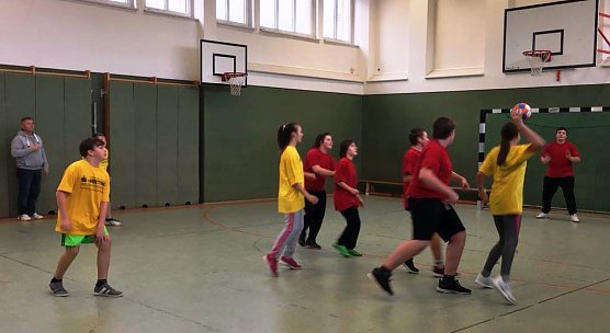 Handballturnier im Staatlich Regionalen F&ouml;rderzentrum (Foto: K. Schubert)
