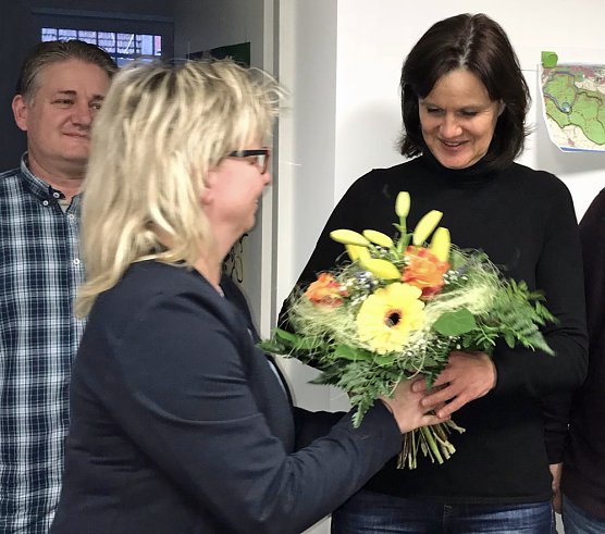 GR&Uuml;NE unterst&uuml;tzen Antje Hochwind (Foto: Sylvia Spehr)