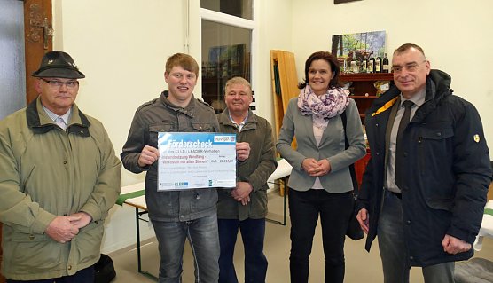 Förderzusage (Foto: Landratsamt Kyffhäuserkreis) Förderzusage (Foto: Landratsamt Kyffhäuserkreis)