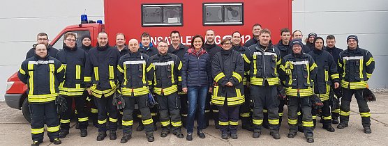 Katastrophenschutzzug Einsatzzug 1 zieht Bilanz (Foto: privat) Katastrophenschutzzug Einsatzzug 1 zieht Bilanz (Foto: privat)