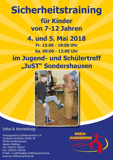Sicherheitstraining f&uuml;r Kinder im JuST (Foto: Kreisjugendring)