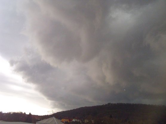 Gewitterfront zog durch (Foto: Thomas Leipold)