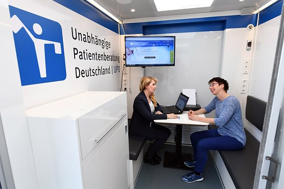 Beratungsm&ouml;glichkeit f&uuml;r Patienten (Foto: UPD)