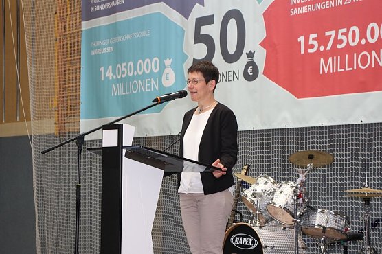 Feierliches Richtfest am Kyffh&auml;usergymnasium (Foto: Karl-Heinz Herrmann)