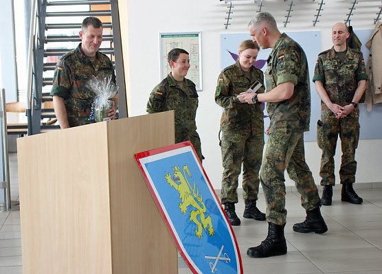 Aus der Region verabschiedet und empfangen (Foto: Karl-Heinz Herrmann)