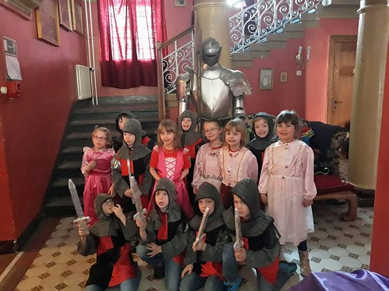 Die Schulanf&auml;nger der Kindervilla starteten zur Abschlussfahrt (Foto: Kindervilla)