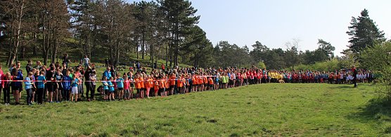 Tolles Kreisfinale beim Crosslauf (Foto: Karl-Heinz Herrmann)