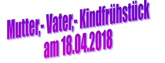 Mutter,- Vater,- Kindfr&uuml;hst&uuml;ck (Foto: Freizeitzentrum)