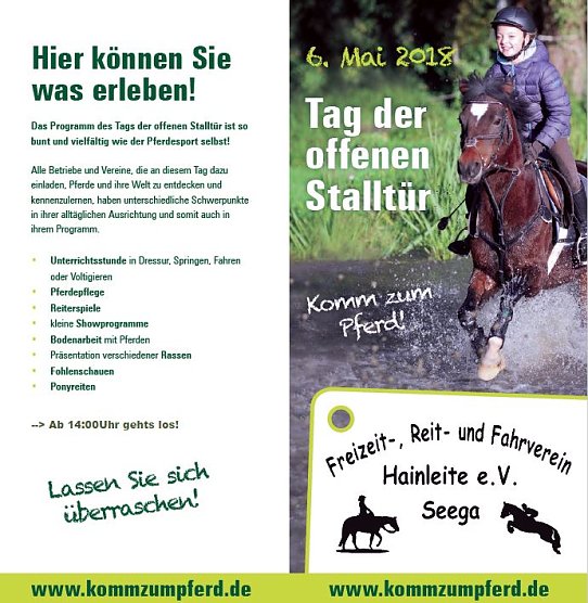 Tag der offenen Stalltür (Foto: privat) Tag der offenen Stalltür (Foto: privat)