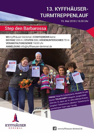 13. Turmtreppenlauf am Kyffh&auml;user-Denkmal (Foto: Stadtmarketing Bad Frankenhausen)