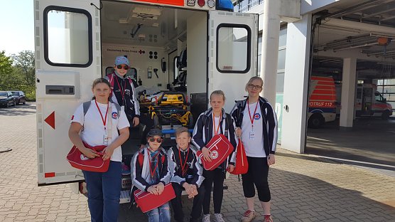 3. Platz bei den Landesmeisterschaften des Jugendrotkreuz Th&uuml;ringen (Foto: Liane Buder)